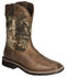 Image #1 - Justin Men's Stampede Trekker Camo Waterproof Boots - Soft Toe, Camouflage, hi-res