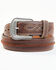 Image #1 - Cody James Men's Pebbled Leather Western Belt, Brown, hi-res