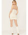 Image #3 - Shyanne Women's Americana Embroidered Denim Dress, White, hi-res