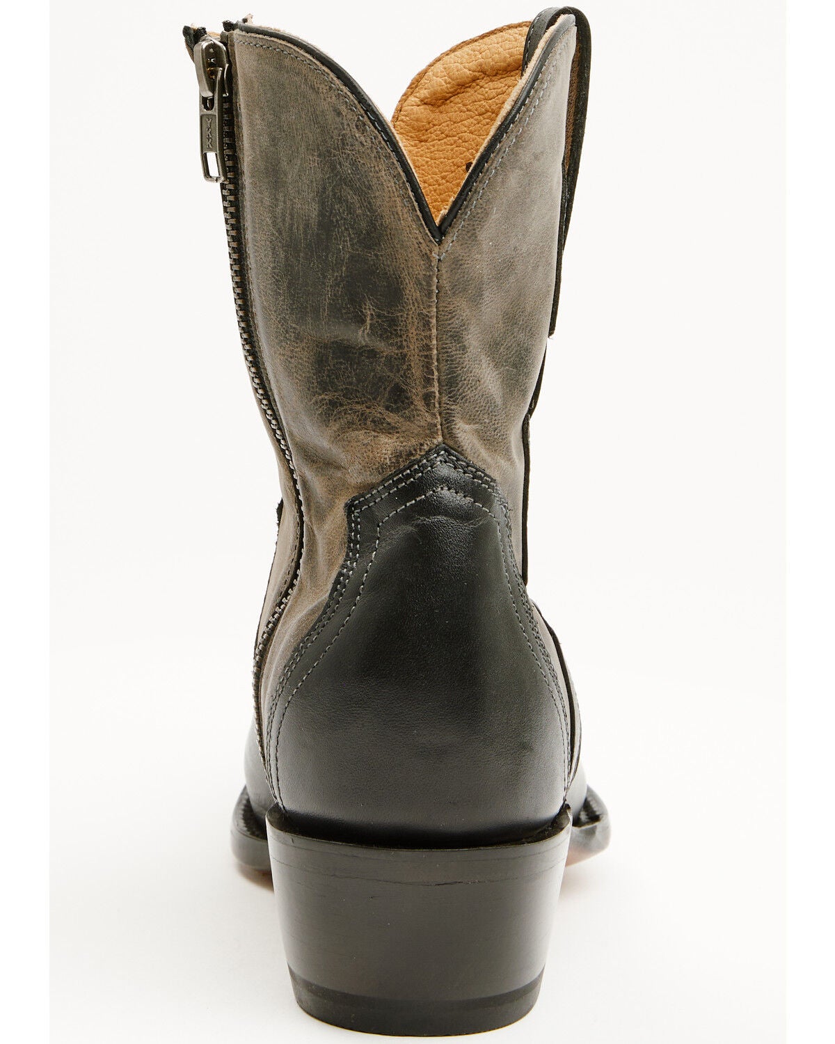 Image #5 - Lucchese Women's Cactus Western Booties - Snip Toe, Black, hi-res