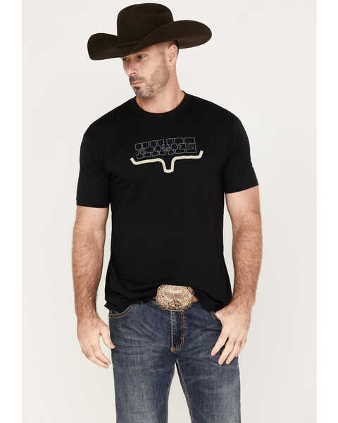 Kimes Ranch Men's Boot Barn Exclusive Sarsaparilla Short Sleeve Graphic T-Shirt, Black, hi-res