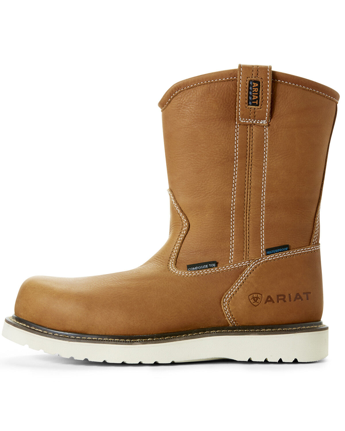Image #2 - Ariat Men's Rebar Wedge Waterproof Work Boots - Composite Toe, , hi-res
