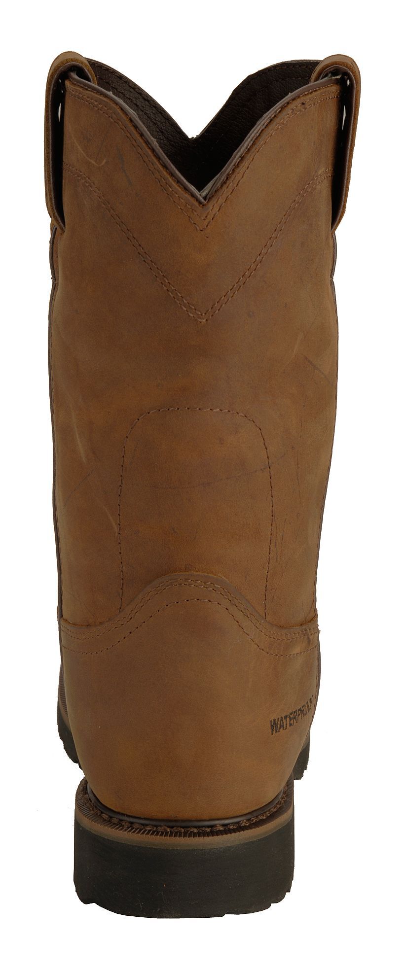 justin men's waterproof work boots