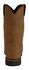 Justin Men's Drywall Waterproof Pull On Work Boots - Steel Toe, Brown, hi-res