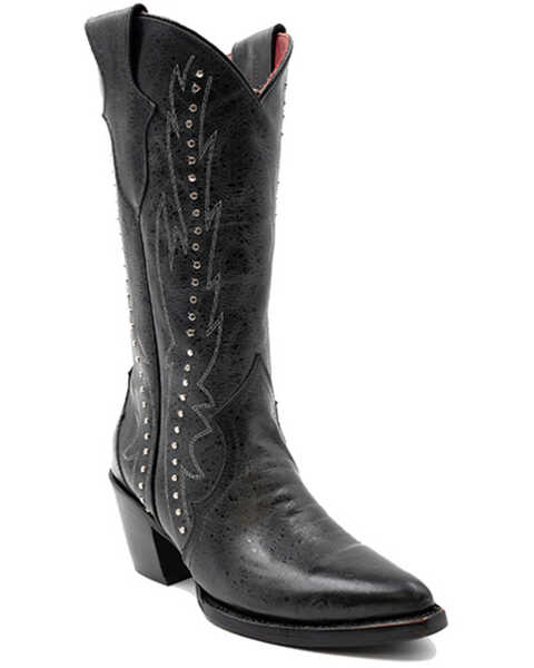 Ferrini Women's Siren Western Boots - Snip Toe , Black, hi-res