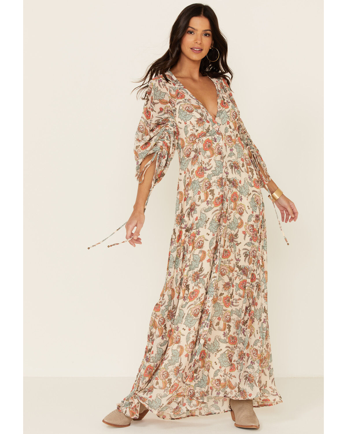 sheer neck dress