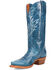 Image #2 - Dan Post Women's Starbright Western Boots - Snip Toe, Blue, hi-res