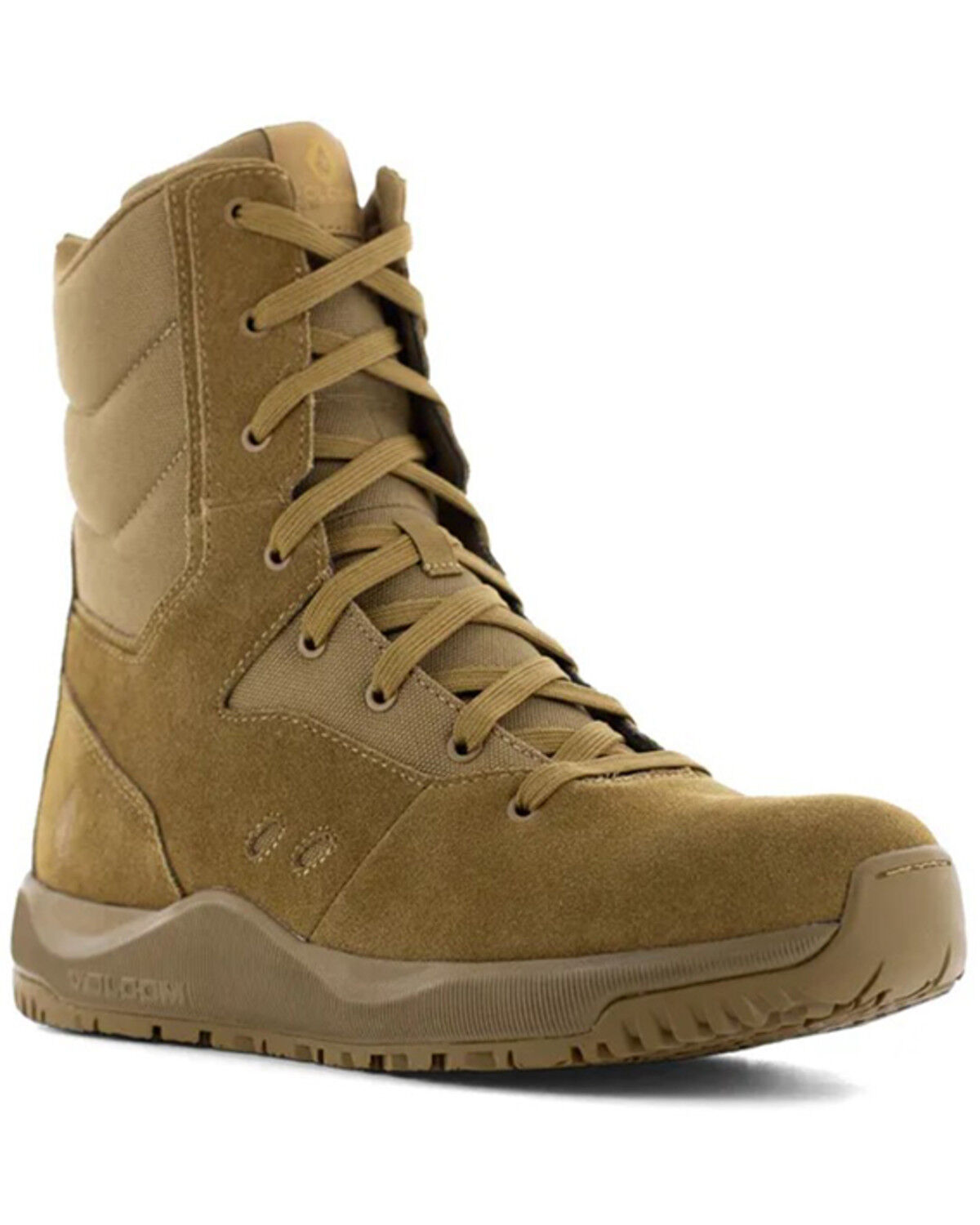 Image #1 - Volcom Men's 8" Stone Force Tactical Boots - Soft Toe, Coyote, hi-res