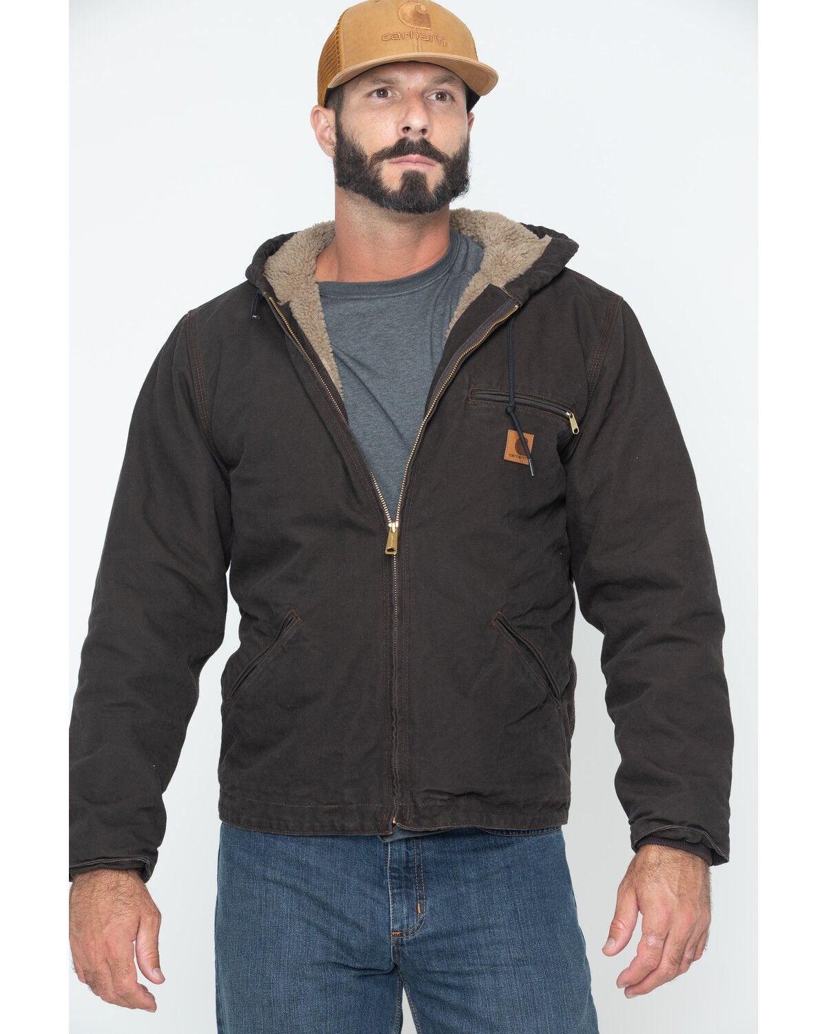 sherpa lined work jacket