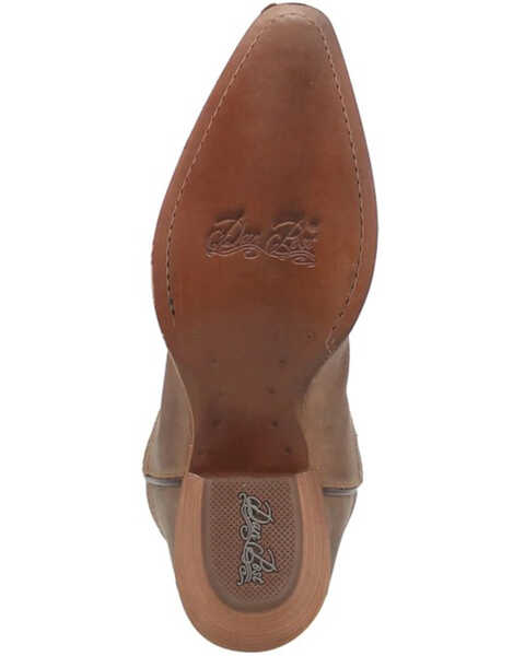 Image #7 - Dan Post Women's Karmel Western Boots - Snip Toe, Lt Brown, hi-res