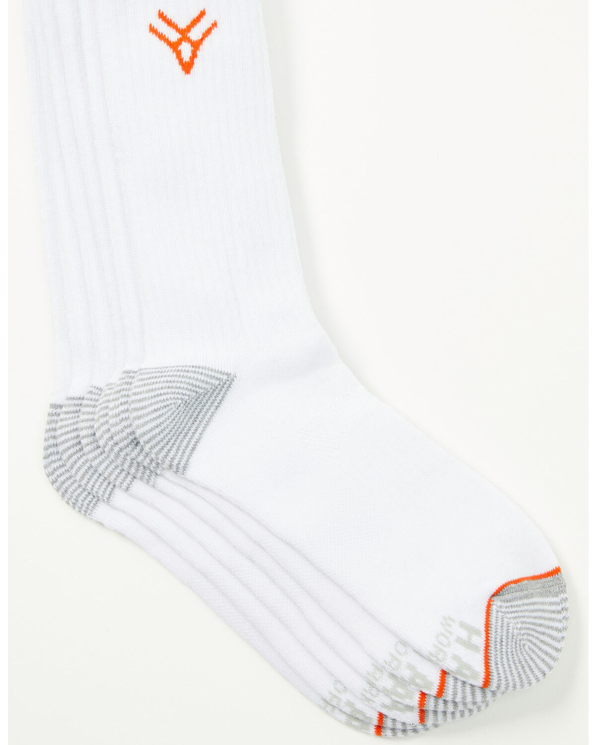 Hawx Men's Crew Socks - 3 Pack, White, hi-res