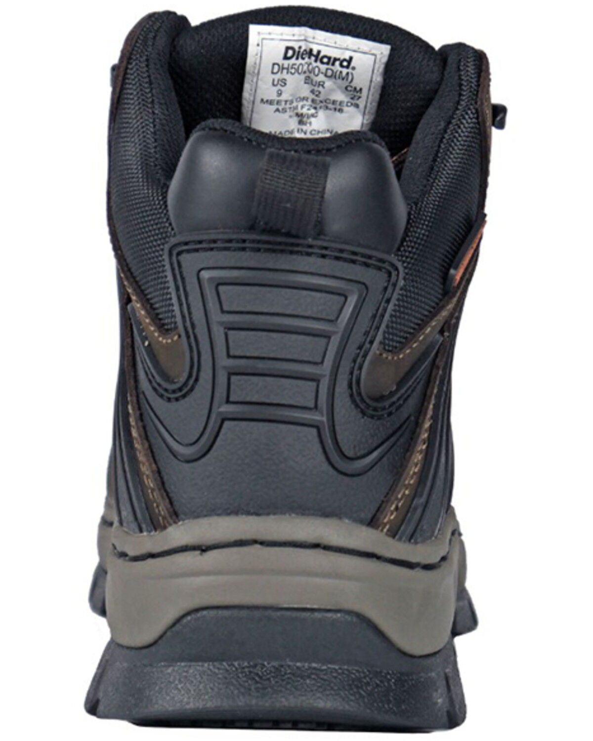 Image #5 - Die Hard Men's Squire Lace-Up Work Boots - Composite Toe, Brown, hi-res