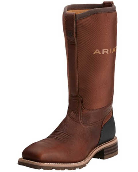 Image #1 - Ariat Hybrid All Weather Waterproof Neoprene Work Boots - Steel Toe, , hi-res