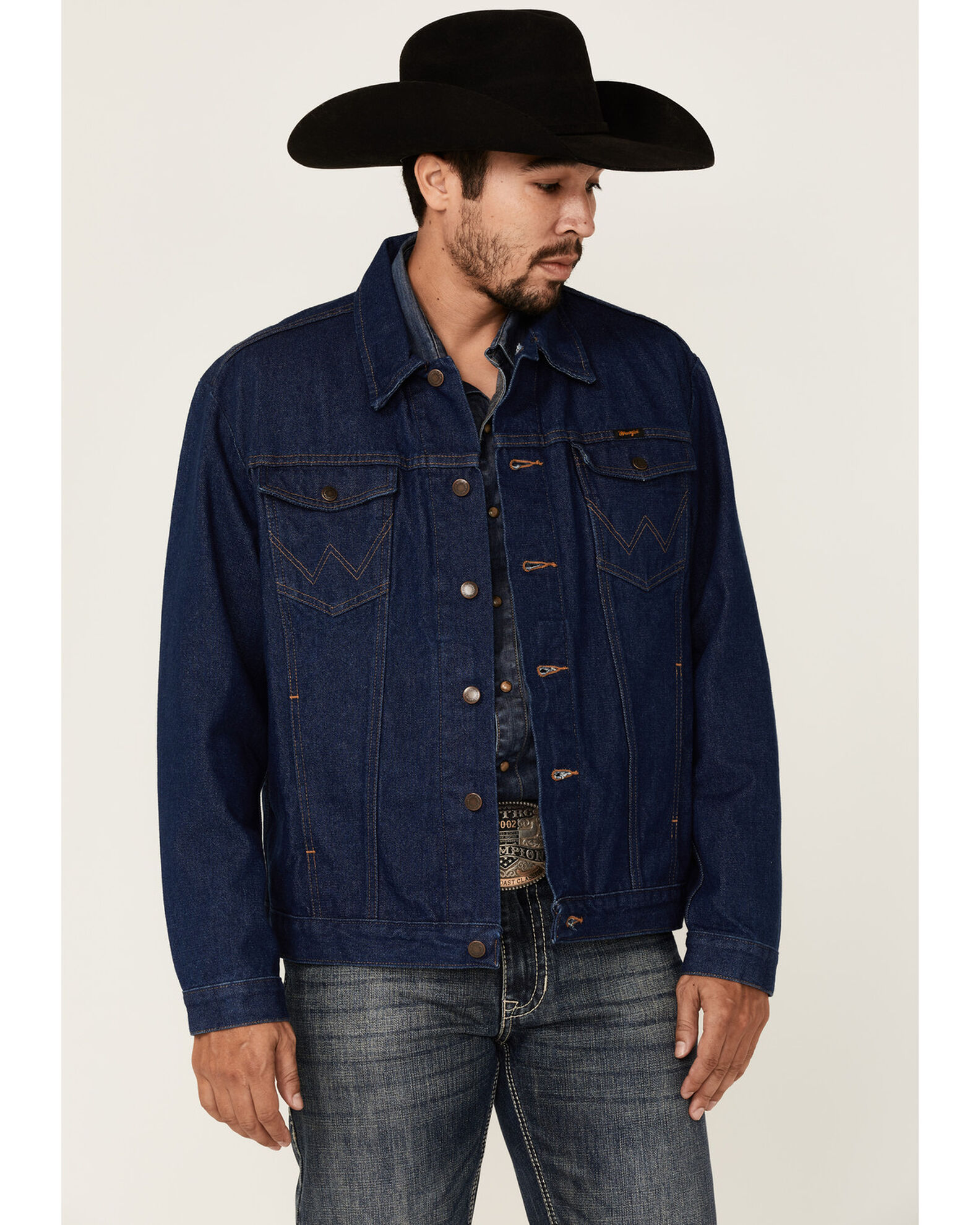 Wrangler Men s Unlined Denim Western Jacket Tall