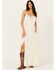 Image #1 - Idyllwind Women's Wyn Maxi Lace Slip Dress, Ivory, hi-res