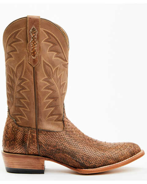 Image #2 - Cody James Men's Exotic Python Western Boots - Medium Toe, Brown, hi-res