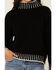 Image #3 - Revel Women's Whip Stitch Turtleneck Sweater, Black, hi-res