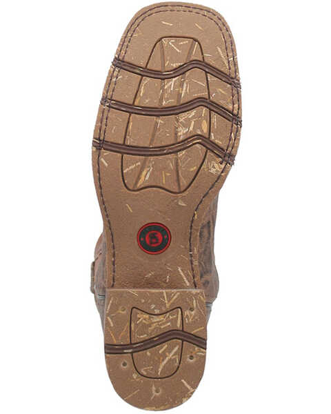 Image #7 - Laredo Men's Tusk Western Performance Boots - Broad Square Toe, Beige/khaki, hi-res