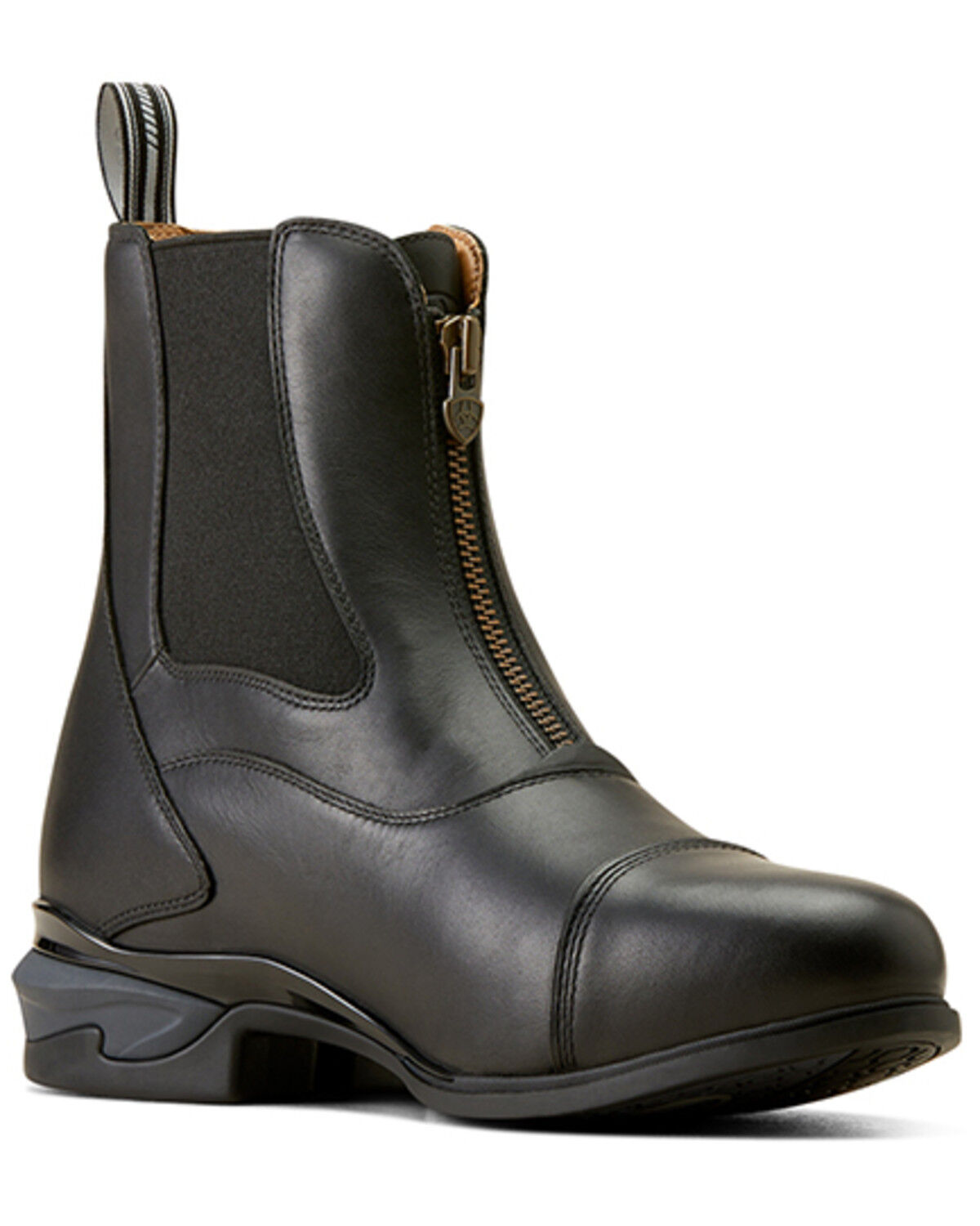 Image #1 - Ariat Men's Devon Zip Paddock Boots - Round Toe, Black, hi-res