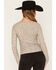 Image #4 - Nikxie Women's Leopard Print Horseshoe Long Sleeve Top, Brown, hi-res
