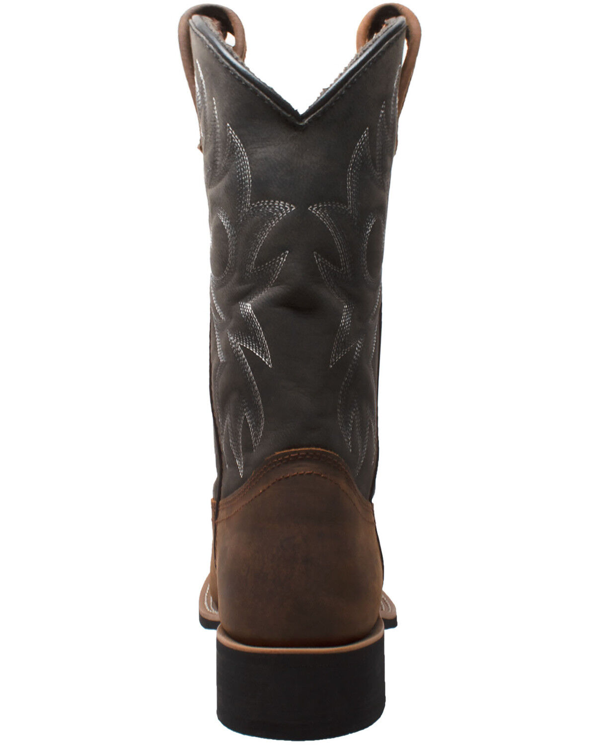 Image #3 - Ad Tec Men's Brown Western Work Boots - Soft Toe, Brown, hi-res