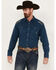 Image #1 - Ariat Men's Chimayo Long Sleeve Snap Western Shirt, Blue, hi-res