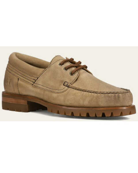 Image #1 - Frye Men's Hudson Camp Casual Shoes - Moc Toe, Sand, hi-res