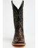 Image #4 - Horse Power Men's Ostrich Print Western Boots - Broad Square Toe, Brown, hi-res