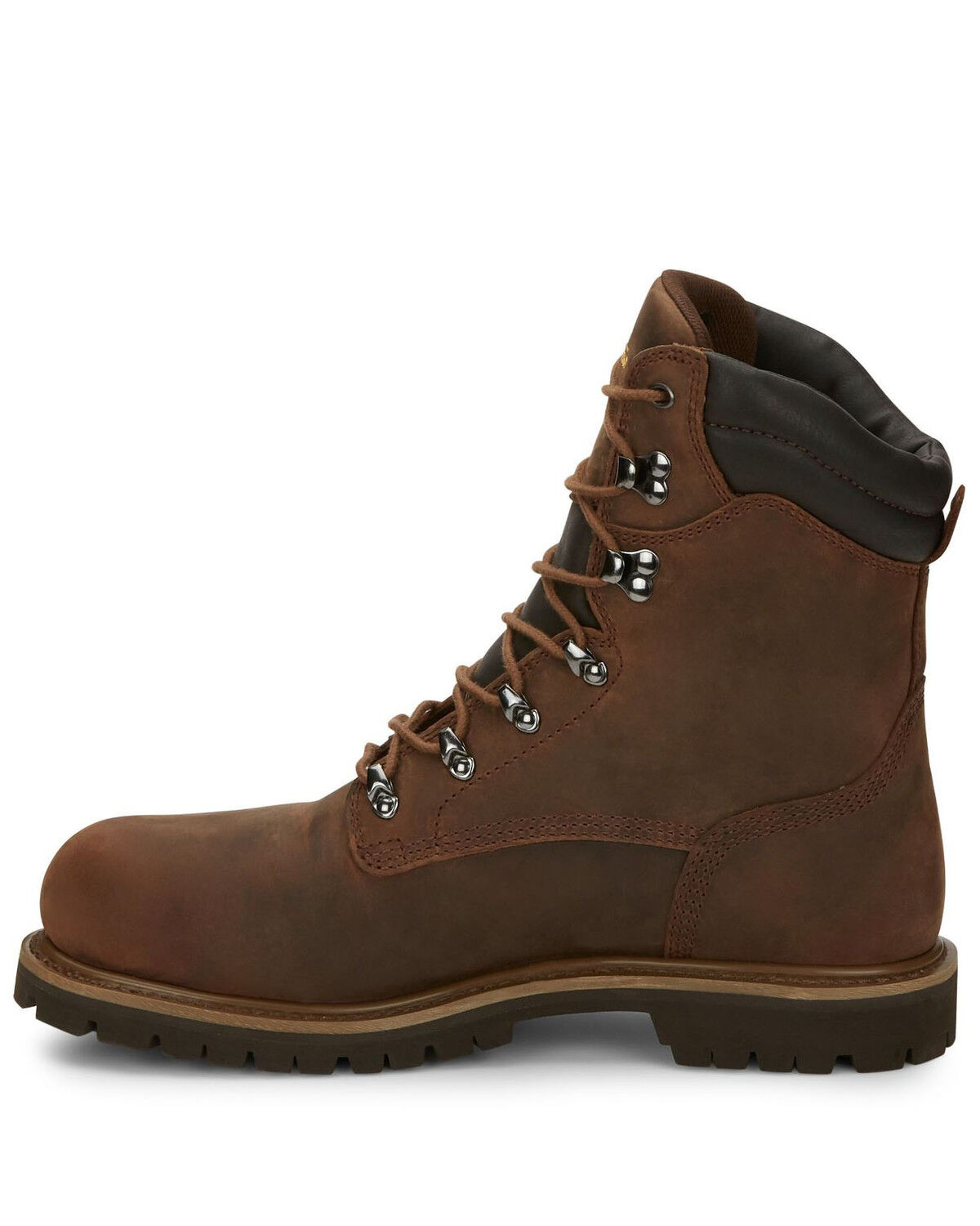 Image #3 - Chippewa Men's Heavy Duty Waterproof & Insulated Aged Bark 8" Work Boots - Steel Toe, Bark, hi-res