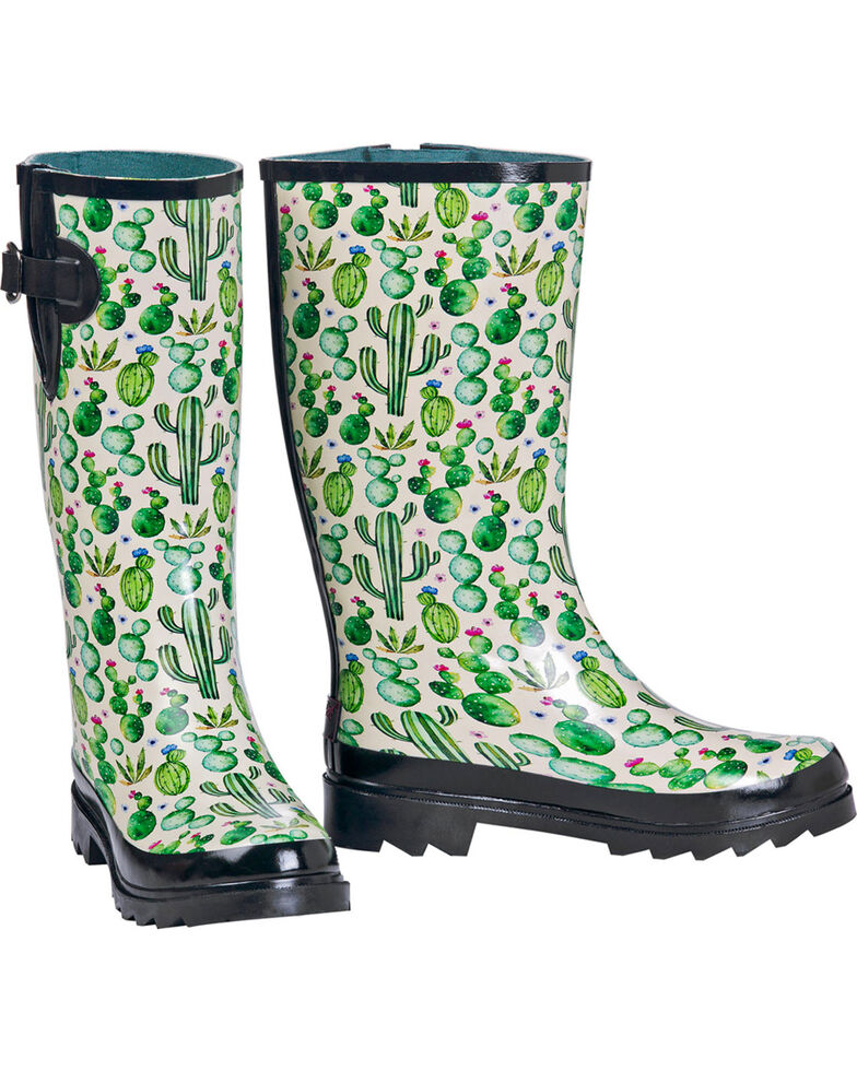 Blazin Roxx Women's Cactus Rain Boots , Multi, hi-res