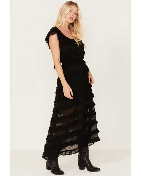 Cleobella Women's Milana Ankle Dress, Black, hi-res