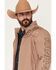 Image #2 - RANK 45&reg; Men's Spurs Southwestern Print Colorblock Softshell Jacket, Tan, hi-res