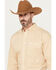 Image #2 - Panhandle Select Men's Geo Print Long Sleeve Button-Down Western Shirt, Yellow, hi-res