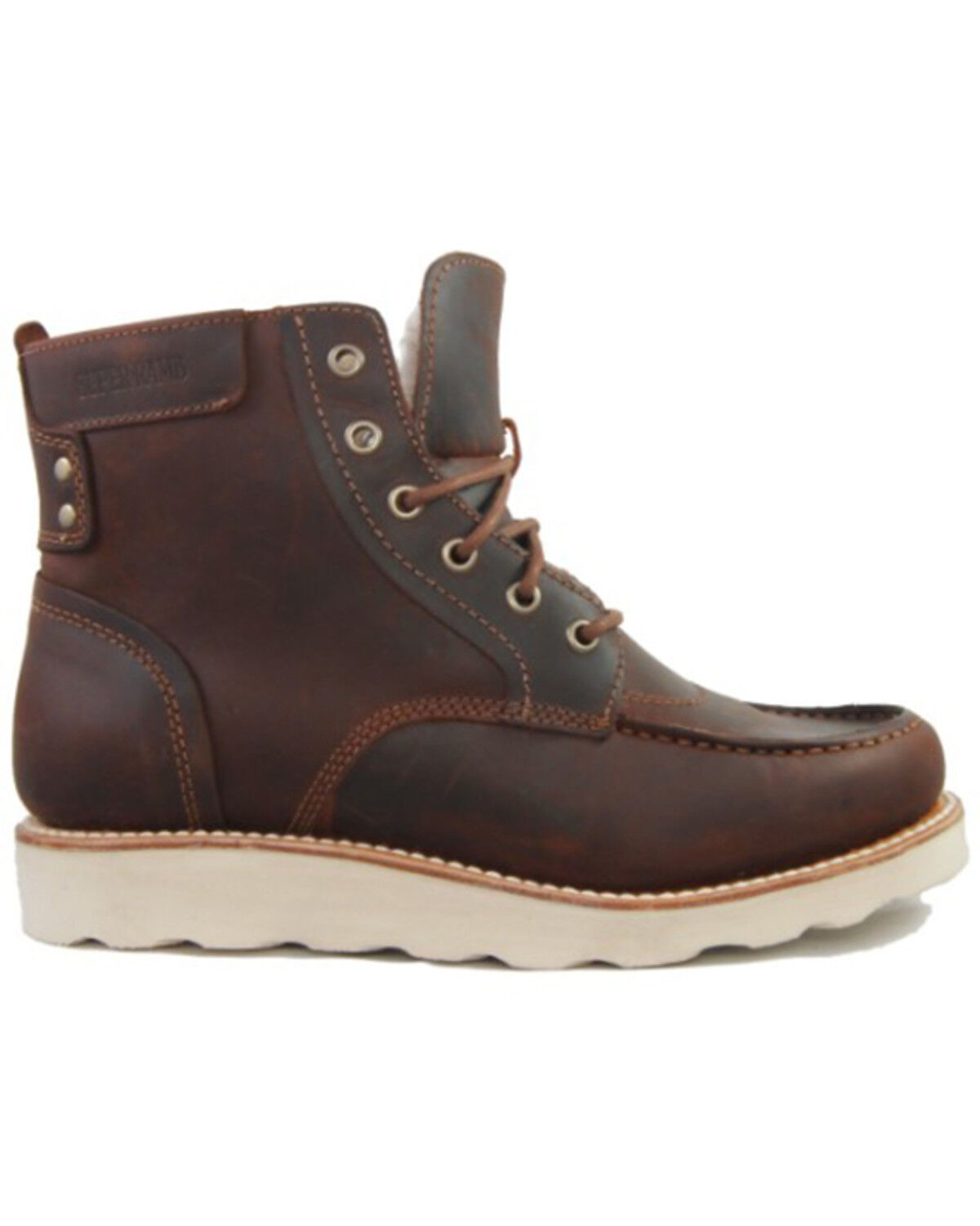 Image #2 - Superlamb Men's Dzo Work Boots - Soft Toe, Brown, hi-res