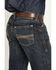 Image #4 - Ariat Men's M5 Bart Keith Dark Wash Mid Rise Straight Rigid Denim Jeans, Dark Wash, hi-res