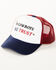 Image #1 - Shyanne Women's In Cowboys We Trust Ball Cap, Red/white/blue, hi-res
