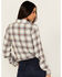 Image #4 - Cleo + Wolf Women's Amy Plaid Print Button-Up Cropped Long Sleeve Flannel Shirt, , hi-res