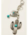 Image #3 - Shyanne Women's Cactus Heart Bag Charm, Silver, hi-res