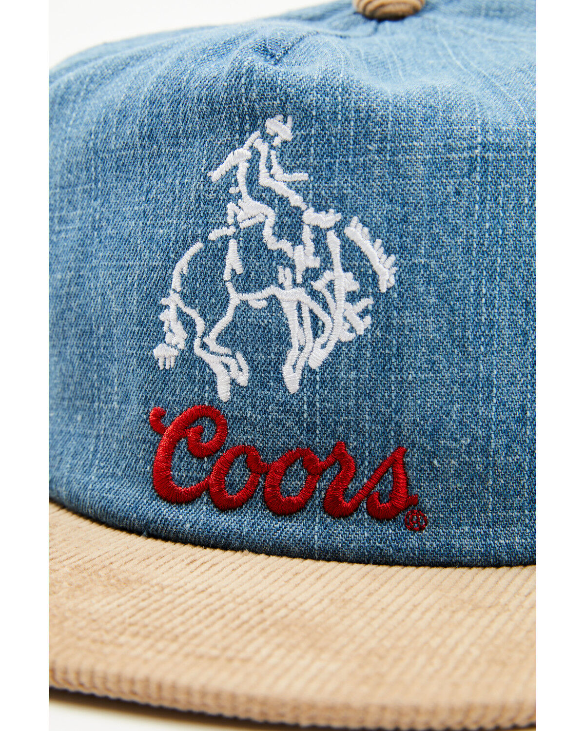 Image #2 - Brixton X Coors Men's Coors Colt Ball Cap, Blue, hi-res