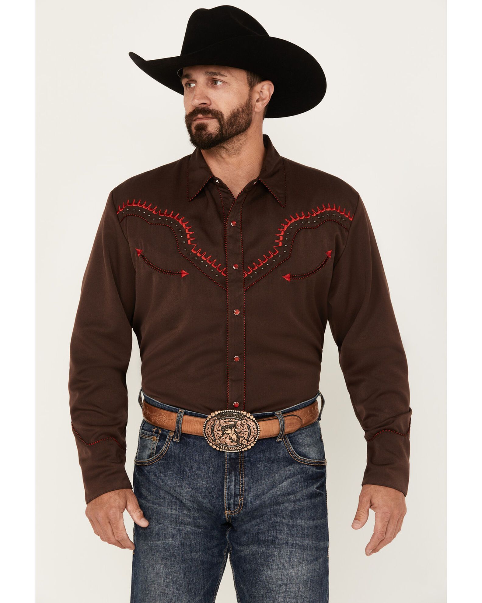 Mens 3x clearance western shirts
