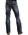 Image #1 - Stetson Rock Fit X Stitched Jeans - Big & Tall, Dark Stone, hi-res