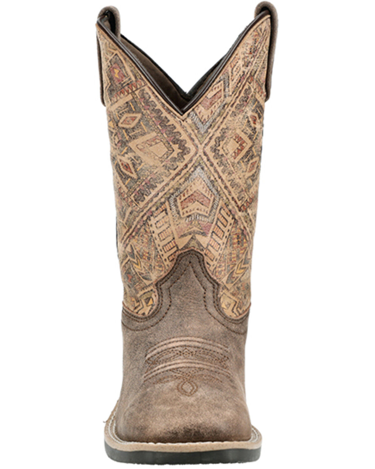Image #4 - Smoky Mountains Boys' Oasis Western Boots - Broad Square Toe, Chocolate, hi-res
