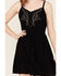 Image #3 - Idyllwind Women's Wilsonia Western Embroidered Sleeveless Button-Down Mini Dress, Black, hi-res