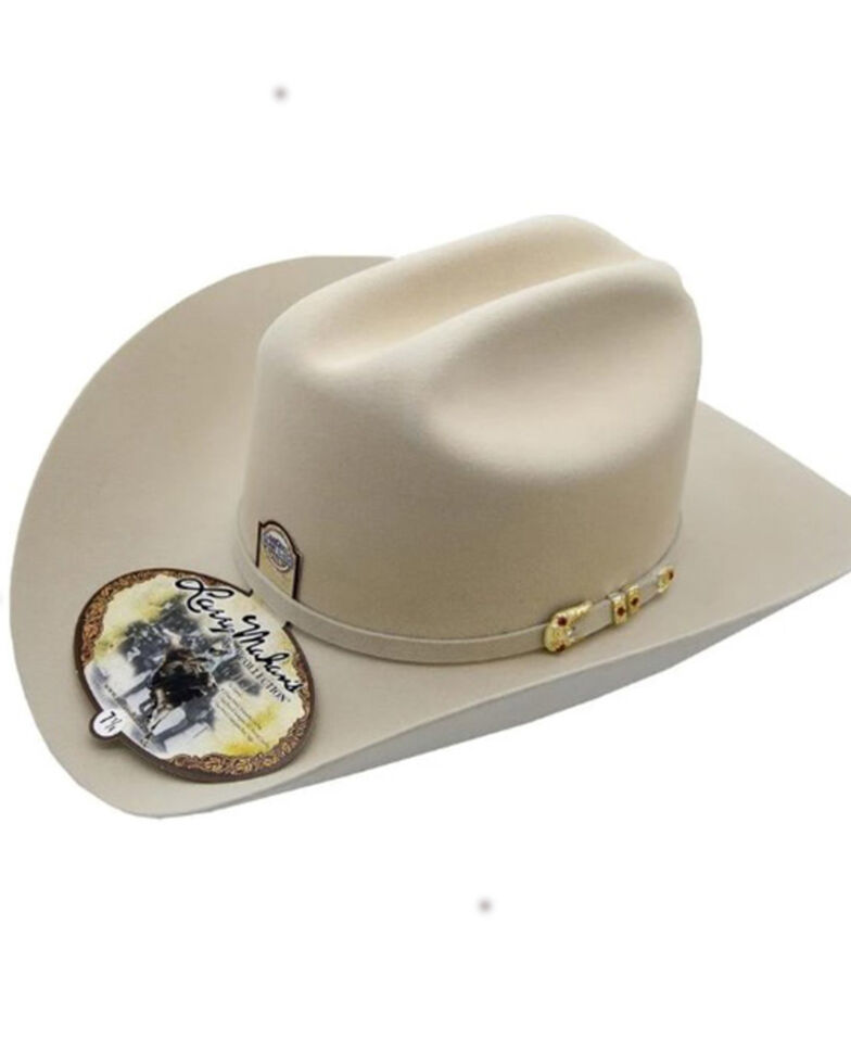 Larry Mahan 10X Tucson Fur Felt Cowboy Hat, Belly, hi-res