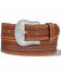 Image #4 - Tony Lama Men's Sierra Sunrise Leather Belt , Brown, hi-res