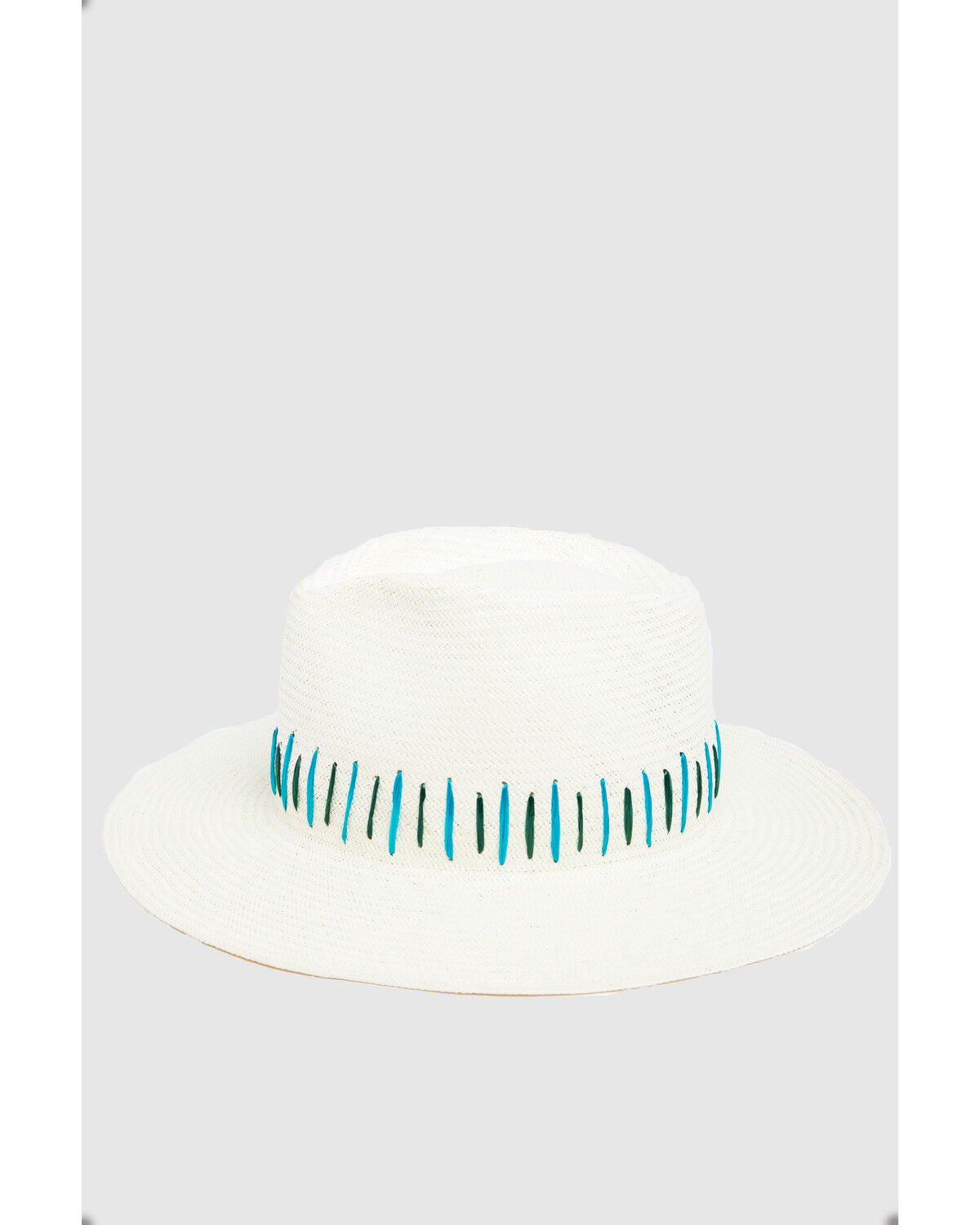 Image #3 - Nikki Beach Women's Raine Straw Fedora, Ivory, hi-res