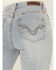 Image #2 - Rock & Roll Denim Women's Light Wash Mid Rise Two Toned Modest Bootcut Stretch Denim Jeans, Light Wash, hi-res
