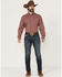Image #1 - Rock & Roll Denim Men's Rifle Dark Wash Skinny Reflex Stretch Denim Jeans, Dark Wash, hi-res