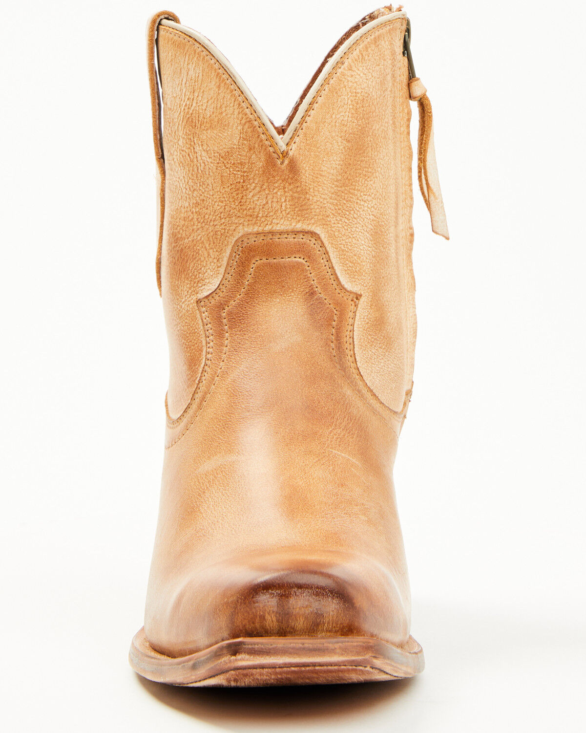 Image #4 - Cleo + Wolf Women's Fern Western Booties - Square Toe, Tan, hi-res