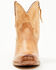 Image #4 - Cleo + Wolf Women's Fern Western Booties - Square Toe, Tan, hi-res